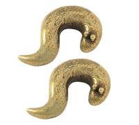 Handcrafteds Brasses Slug Statue Modern Decorative Accent for Bookshelfs Coffee Table Metal Art Figurine