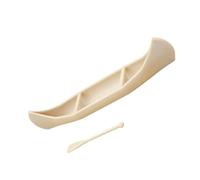 Handcrafts Miniature Boat Model Figure and Paddle Set Decorative Accessory for Doll House and MicroLandscape Scene Doll House Accessories Miniature