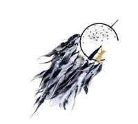 Handcrafts Moon Dream Catchers Charm For Home Decoration Good Fortunes Beauty Positive Energy Flows Catchers