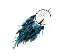 Handcrafts Moon Dream Catchers Charm For Home Decoration Good Fortunes Beauty Positive Energy Flows Home Decors
