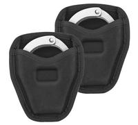 Handcuff Case, 2 PCS Open Top Handcuff Pouch for Duty Belt, Nylon Cuff Holder Holster Accessories for Standard Chain or Hinge Handcuffs