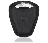 Handcuff Holder,Hand Cuff Holders for Duty Belt,Open Top Handcuff Holder Holster，Security Quick Access to The Nylon Handcuff case for Duty Belts. Fits Standard Chain Or Hinge Handcuffs