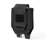 Handcuff Holder, Handcuff Pouch for Duty Belt/Loop MOLLE Vest, Quick Release Handcuff Case for Law Enforcement/Security Guard, Fits Standard Chain/Hinged/Asp Handcuffs (black)