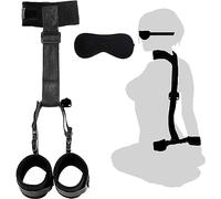 Handcuff Set for Bedroom Things Sex Accessories for Adults Couples Kinky Sex Restraints for Ankles Wrist Cuffs Bondaged Kit Adult Bed Restraints Hoodies E19T