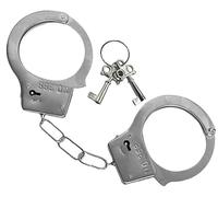 Handcuffs With Key Police Costume Toy Hand Cuffs For Adults Hand Cuff Fancy Dress Role Play Cowboy Fun Accessories Toys Fake Sheriff Cosplay Prop Handcuff With 2 Keys Plastic With Silver Coating