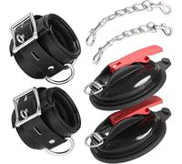 Handcuffs with Suction Cups Bondage Props, Couples Bathroom Sex Toys Suction Cup Fixed can tie Hands, Bondage Gear for Spanking Bondage and Restraint Training Sex Restraints