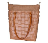 Handed By Holland - Handed By Soho Design Shopper Bag Fat Strap Handle In Cinnamon Size Xsmall With Pu Handles & Zip