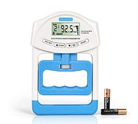 Handeful Digital Hand Dynamometer Grip Strength Measurement Meter Auto Capturing Electronic Hand Grip Power 198Lbs / 90Kgs, Blue