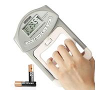 Handeful Grip Strength Tester, Digital Dynamometer for Hand Measurement Meter Auto Capturing Electronic Forearm Finger Power 198 Lbs / 90 Kgs, Gripping Strengthener for Sport, Home, School, Clinic Use