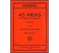 Handel: 45 Arias from Operas and Oratorios, Vol 3 - High (International 1697)