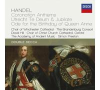Handel, G.F. - Handel: Coronation Anthems/Utrecht Te Deum & Jubilate/...