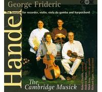Handel, G.F. - Sonata Recorder/Violin/Viola Da Gamba/Hpchr