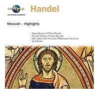 Handel:messiah - Highlights - Philharmonic London Compact Disc