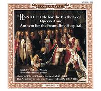 Handel: Ode for the Birthday of Queen Anne