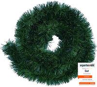 Handel24NET Excellente 10m artificial decorative garland in pine green - flexible for indoor and outdoor use - This pine garland delights the whole family