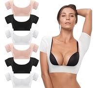 Handepo 6 Pcs Underarm Sweat Vest Breathable Armpit Sweat Proof Shirt Pads for Woman Underarm Protector