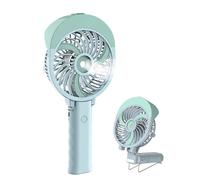 HandFan Handheld Fan Misting Hand Held Fan Rechargeable Battery Operated Portable 3 Speeds & 55ml Spray &180°Foldable With Metal Clip USB Personal Water Fan For Travel Camping Outdoor Women