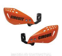 Handguards circuit vector orange-black motorcycle motor spare moped
