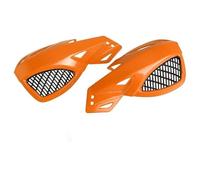 Handguards Motorbike Universal Motorcycle Brush Bar Hand Guards Handguard Motorbike Parts Handle Guards 7/8'' 22mm Motorcycle Handlebar Protector(Orange)