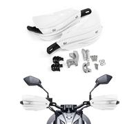 Handguards Motorcycle Handguards Universal, 7/8 in (22 mm) ~11/8 in (29 mm) Suitable for Off-road Motorcycles and ATVS, Compatible with Yamaha YZ250 YZ250F TW200 XT250 XR650L (White)
