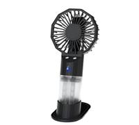 Handhel Cooling Fan 1200mAh Desktop Small Handheld Small Desk Table Suitable For Camping Adjustable Speed Fan