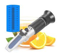Handheld 0-50% Brix Refractometer Sugar Content Tester Concentration Meter With ATC For Food Juice Fruit Marmalade Honey Drinks