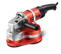 Handheld 3-Head Epoxy Paint Floor Grinder, High Power Dust-Free Concrete Polisher for Cement Stone Marble Granite Rock Surfaces