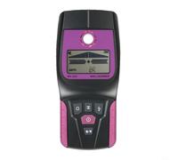Handheld 3-in-1 Wall Scanner Metal Detector Stud Finder Live AC Wire PVC Pipe Locator LCD Display Audio Signal Drywall Concrete 110mm Depth
