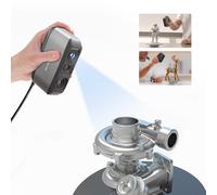 Handheld 3D Scanner for 3D Printing, 3D Model Scanner with 0.03mm High Detailed Precision, 24-bit Color Camera, Anti-Shake Lenses, Compatible with Windows/MacOS [Moose Standard Package] 3DMakerpro