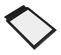 Handheld A4 Full Page Magnifier Sheet 3X PVC Black for Reading