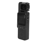 Handheld Action Camera 1080P HD Anti Shake Rechargeable with 180 Degree Rotating Lens 1.54 Inch Screen for Cycling Sports ABS Material Built in 500mAh Battery Includes 32GB Card
