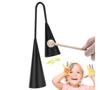 Handheld Agogo Bell Cowbell Percussion Instrument, Portable Rhythm Bell | Agogo Bell Manual Percussion Instrument, Adjustable Tone Agogo Bell for Drums, Music Lessons and Pra