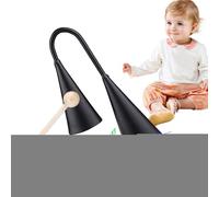 Handheld Agogo Bell,Latin Handheld Percussion Bells | Traditional Latin Percussion Bells, Two Tone For Family Gatherings, Professional & Stage Performances