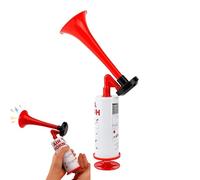 Handheld Air Horn - Manual Compressed Metal Noise Maker, Loud Signal for Sporting Events Cheering with Quick Release | Outdoor Safety Tool for Cycling Hiking Hunting Camping Stadium Game