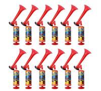 Handheld Air Horn Pump, Loud Noise Maker Hand Held Safety Sound Horn For Sports Boat Events Universal Football Fan Horns, Super Blast Hand Pump For Kids Adults (12 Pack)