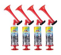 Handheld Air Horn,WideSmart 4PCS Air Horns,Handheld Pumps Super Louds,Noise Maker for For Sports Events, Festivals, Camping & More, Multi-Functional Air Horn For Car, Marine & Boat Enthusiasts