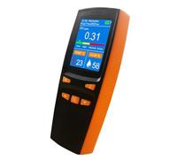 Handheld Air O3 Meter for Generator Output Checks, Electrochemical Module, Temperature Humidity Display, Data Storage Model, 0-5 Ppm Reading Tool