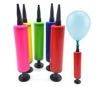 Handheld Air Pump - Small Size two Action Mechanism Fast Inflation, Ergonomic Grip Reliable Build Portable Carry Tool Multi Use Inflator Device Compact Outdoor Indoor Accessory Lightweight Design | C