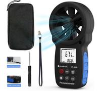 Handheld Anemometer Digital Wind Speed Gauge Meter 30m/s Wind Temperature Tester