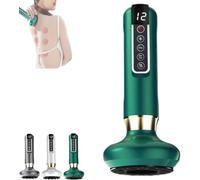 Handheld Anti Cellulite Massage Tool with 12 Adjustable Suction Levels, Lymphatic Drainage Rechargeable Cordless Cupping Massager, Cellulite Remover for Legs, Arms, Shoulders