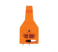 Handheld Automotive Fuse Tester with LED Light and Adjustable Testing Range(Orange)