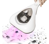 Handheld Bed and Mattress Vacuum Cleaner,10kPa Powerful Suction Dust Mite Remover with UV-C Light, Washable HEPA Filter and 200ml Dust Container for Deep Cleaning Bedbugs, Mites, Sofa, Carpet