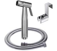 Handheld Bidet Douche Shower Spray for Toilet Bathroom Stainless Steel Bidet Shattaf Sprayer Kit Bathroom Washer Shower Head for Personal Hygiene 3pcs