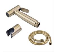 Handheld Bidet Shower Set, Brushed Nickel & Rose Gold, Stainless Steel 304, Toilet Spray Gun for Bathroom, High-Pressure Bidet Faucet Kit, Easy Install