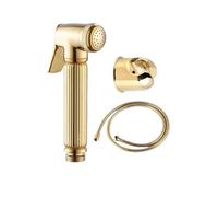 Handheld Bidet Spray Shower Bidet Sprayer Faucets Toilet Hand Spray Brass Set Self Cleaning Shower for Bathroom Gold(Color 4)
