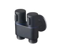 Handheld Bidet Spray Shower Toilet Cleaning Bidet Sprayer Set Cold Water Portable Accessories Handheld Bathroom Wash Douche(Black-Dual Control)