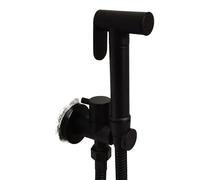 Handheld Bidet Sprayer Brass Bidet Faucet Black Toilet Shower Head Bathroom Sink Mixer Tap Adjustable Water Pressure for Personal Hygiene