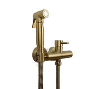 Handheld Bidet Sprayer Brushed Gold Hot/Cold Bidet Faucet Kit