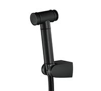 Handheld Bidet Sprayer Diaper Shattaf Douche Complete Set with Hose,Black(Nero)