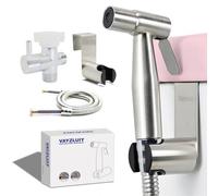 Handheld Bidet Sprayer for Toilet - Bidets for Existing Toilets Adjustable Water Pressure with Bidet Hose for Feminine Wash, Stainless Steel Muslim Shower Jet Spray for Toilet